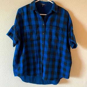 Madewell Courier Shirt, Buffalo Check.  Size SMALL